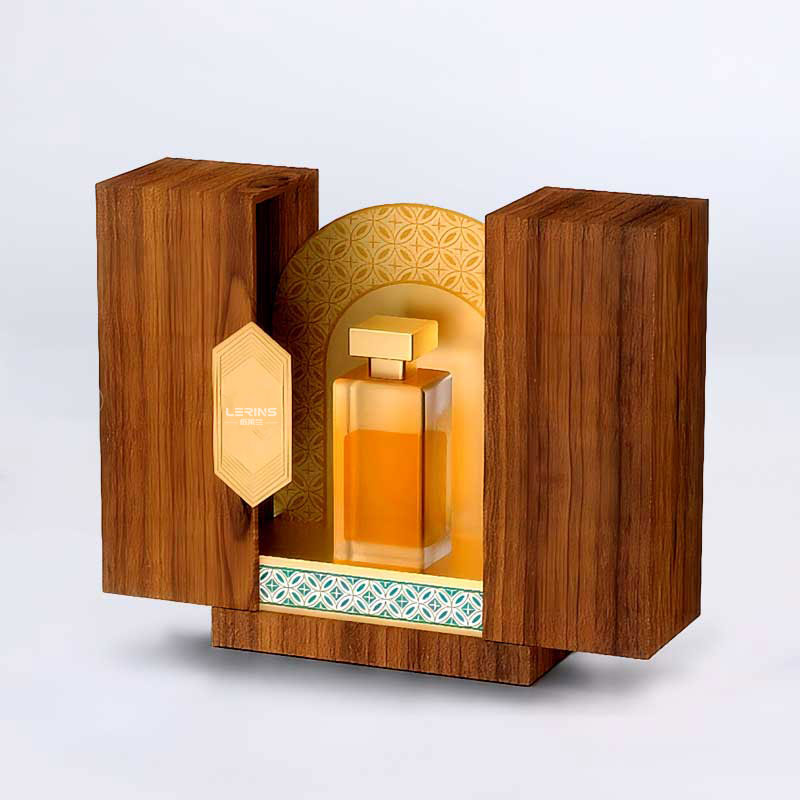 Imitation Wood Grain Retro Parfume Box