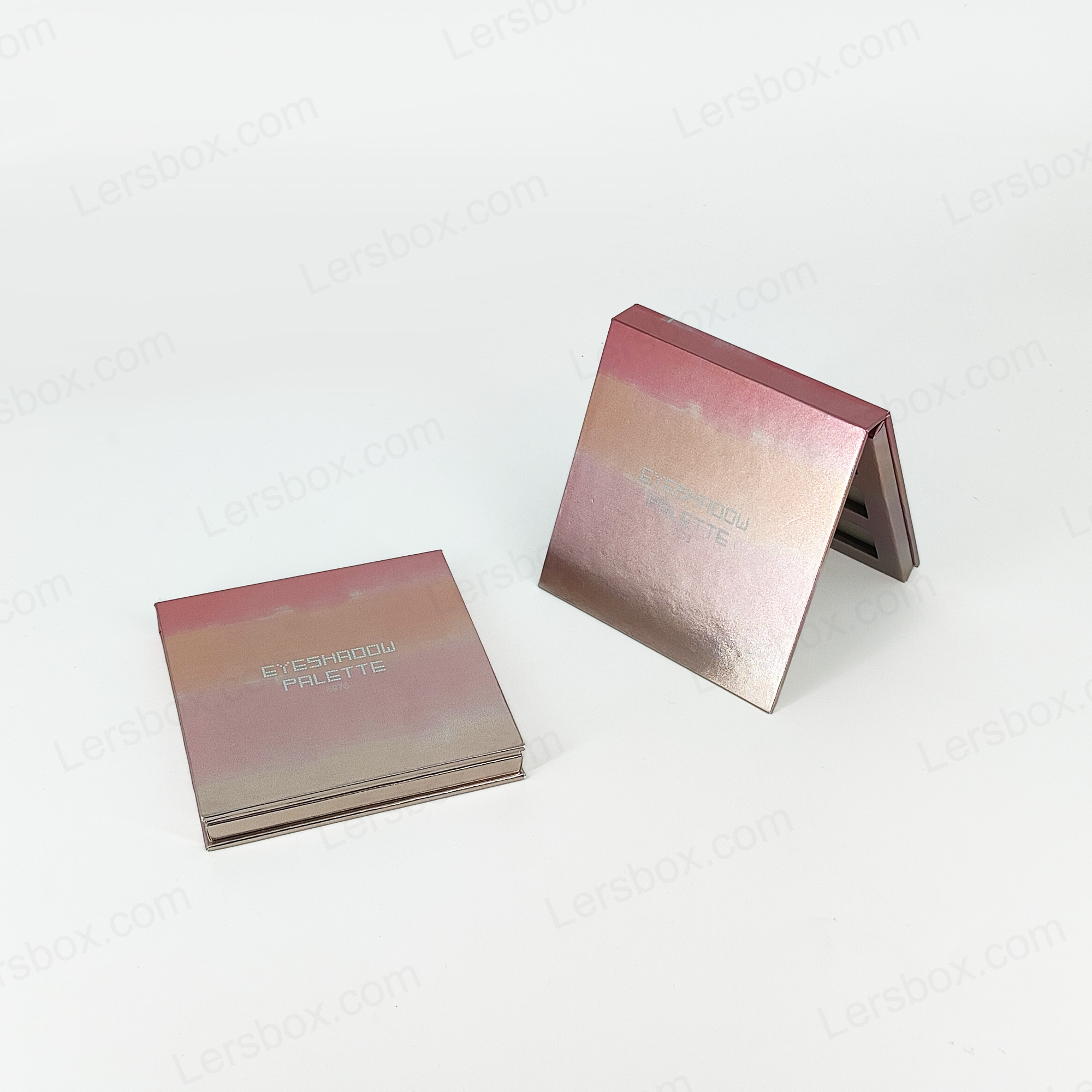 Brugerdefineret logo kosmetik pan lyserød kontur rødme presset pulver vegansk makeup maquillaje privat label blush palette palette003