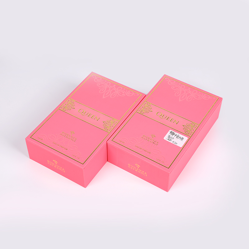 Ren ørken parfume boks med guld hot stempling