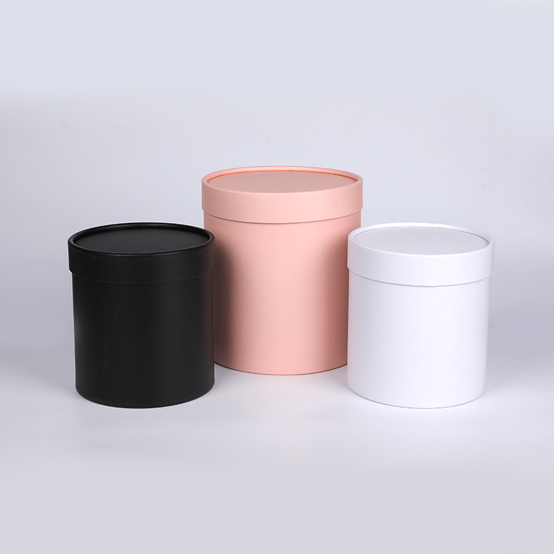 Moderne nåde elegant papircylinder med holdbart 10 mm gråtavle