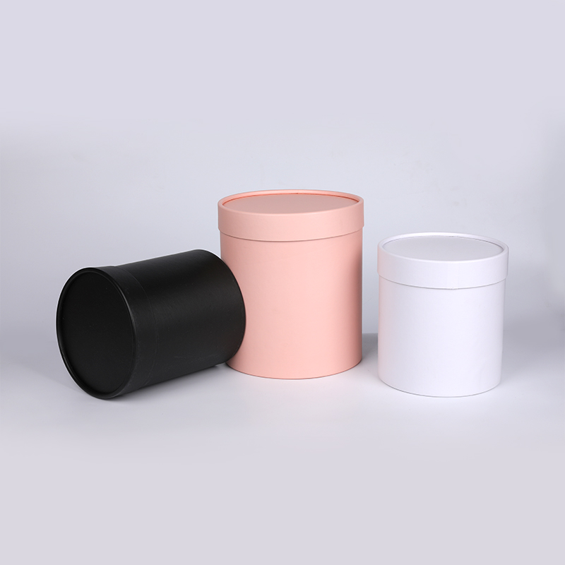 Moderne nåde elegant papircylinder med holdbart 10 mm gråtavle