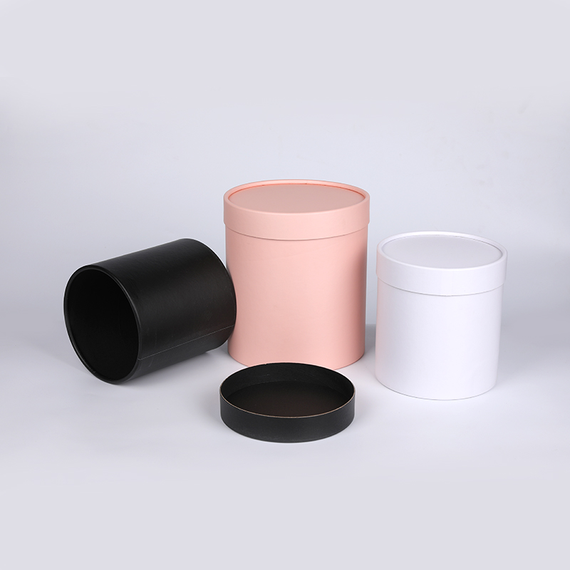 Moderne nåde elegant papircylinder med holdbart 10 mm gråtavle
